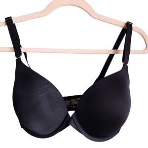 Soma Bra 34DD 34E Black Women's Memorable Full Coverage Underwire Back Close